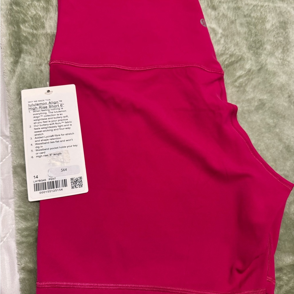 lululemon athletica Align 6” high rise Pink Women's Shorts